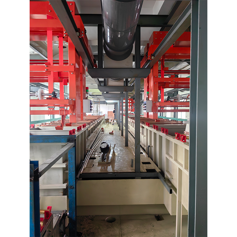 Gantry roller plating production line